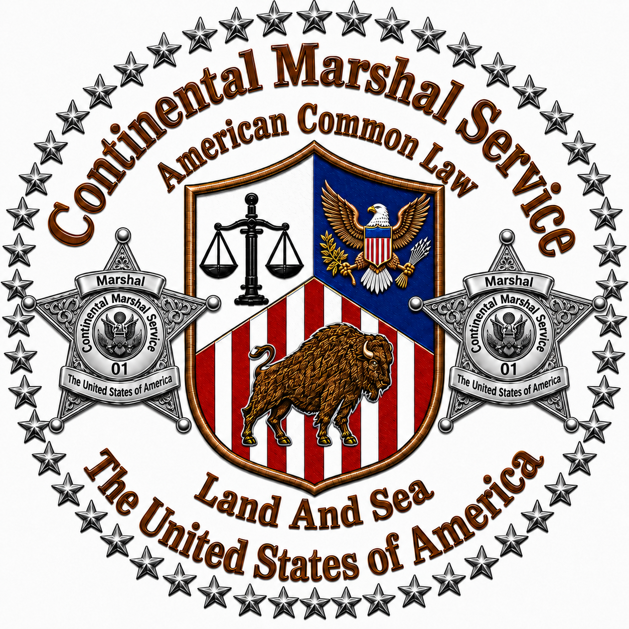 Continental Marshal Service — American Common Law, Land and Sea, The United States of America